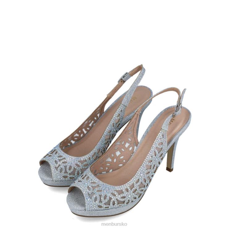 dk Menbur Kvinder canopus sølv X288X1603 mellem og lave hæle