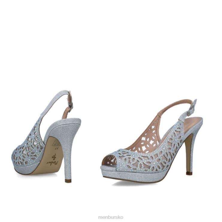 dk Menbur Kvinder canopus sølv X288X1603 mellem og lave hæle