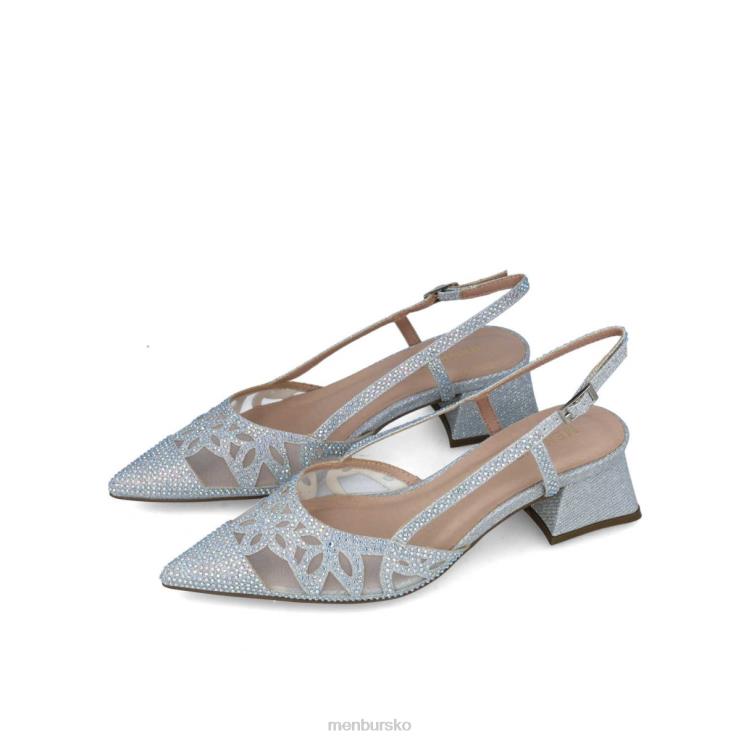 dk Menbur Kvinder canopus sølv X288X5551 mellem og lave hæle