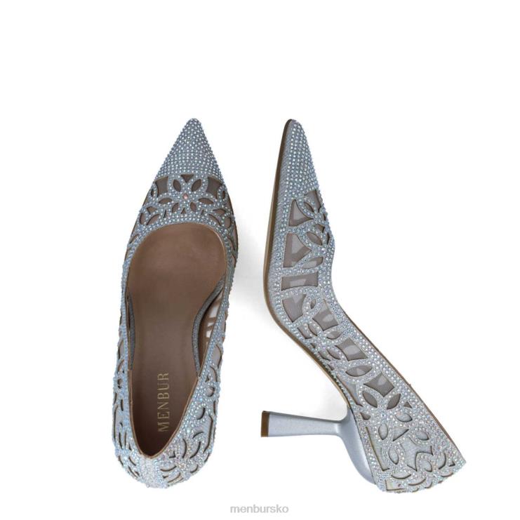 dk Menbur Kvinder canopus sølv X288X5560 mellem og lave hæle