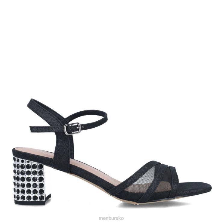 dk Menbur Kvinder cornalina sort X288X5664 mellem og lave hæle