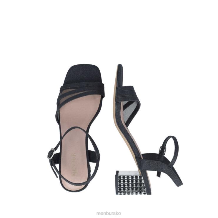 dk Menbur Kvinder cornalina sort X288X5664 mellem og lave hæle