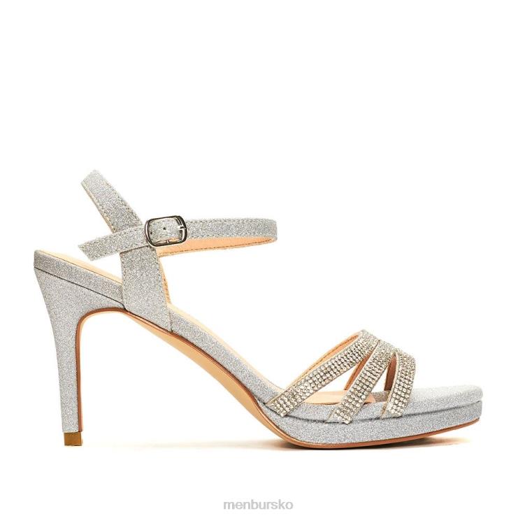 dk Menbur Kvinder efterprøve sølv X288X2028 mellem og lave hæle