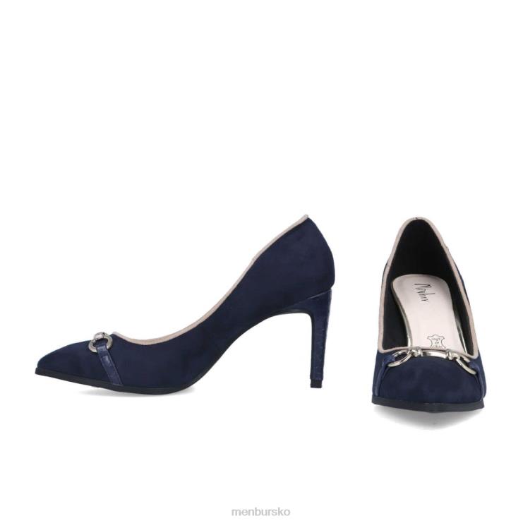 dk Menbur Kvinder eretia mørkeblå X288X5863 mellem og lave hæle