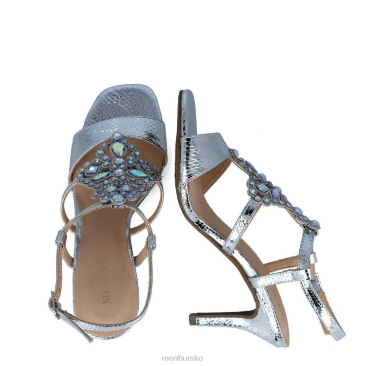 dk Menbur Kvinder escila sølv X288X5791 mellem og lave hæle