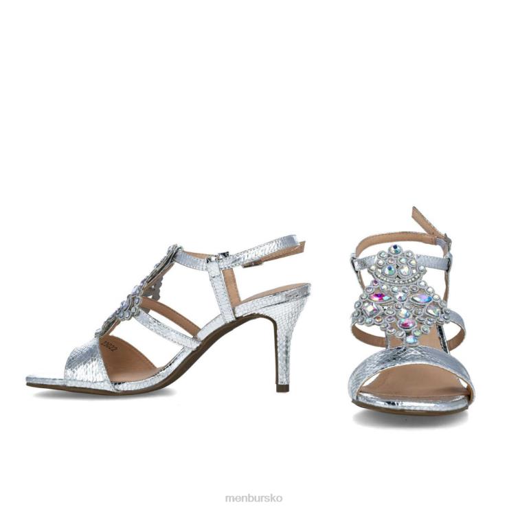 dk Menbur Kvinder escila sølv X288X5791 mellem og lave hæle