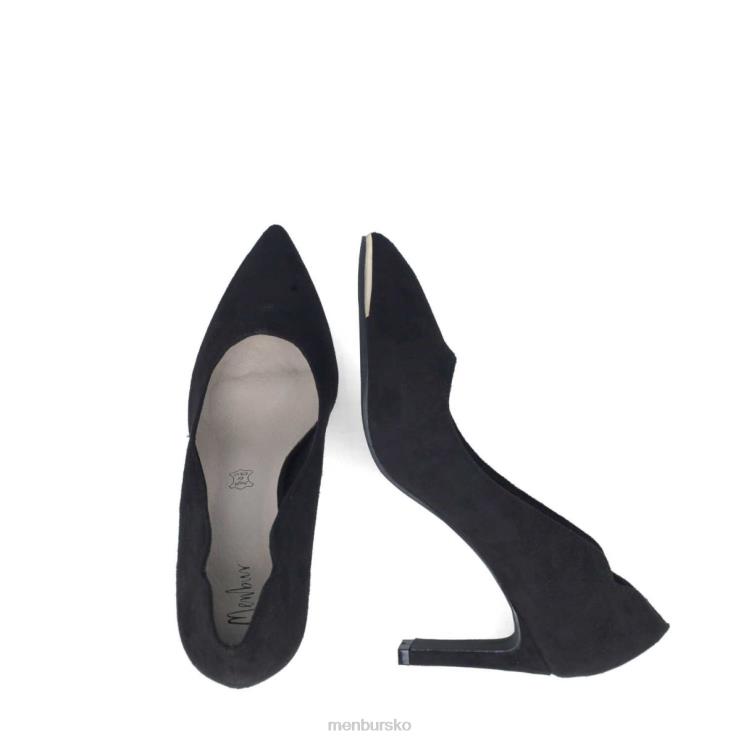 dk Menbur Kvinder escolecita sort X288X5597 mellem og lave hæle