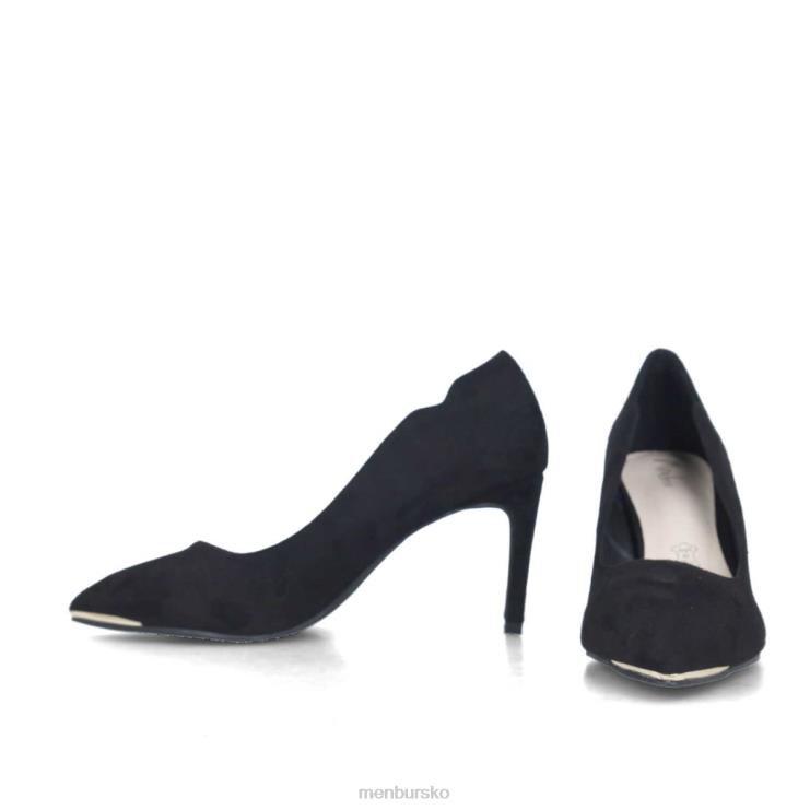 dk Menbur Kvinder escolecita sort X288X5597 mellem og lave hæle