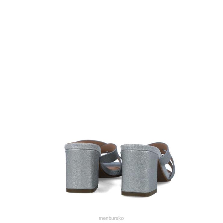 dk Menbur Kvinder estilbo sølv X288X5781 mellem og lave hæle