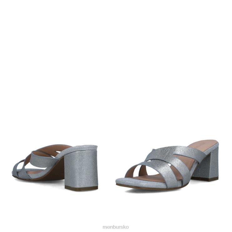 dk Menbur Kvinder estilbo sølv X288X5781 mellem og lave hæle