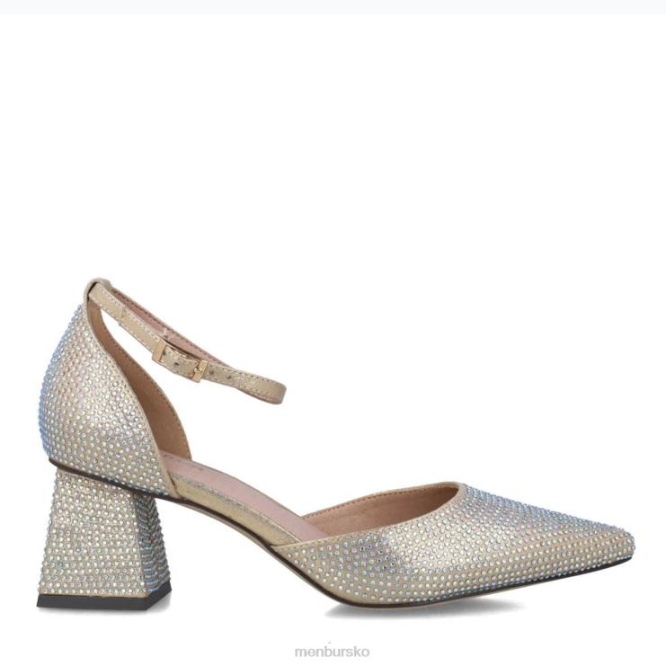 dk Menbur Kvinder fluorita guld X288X1662 mellem og lave hæle