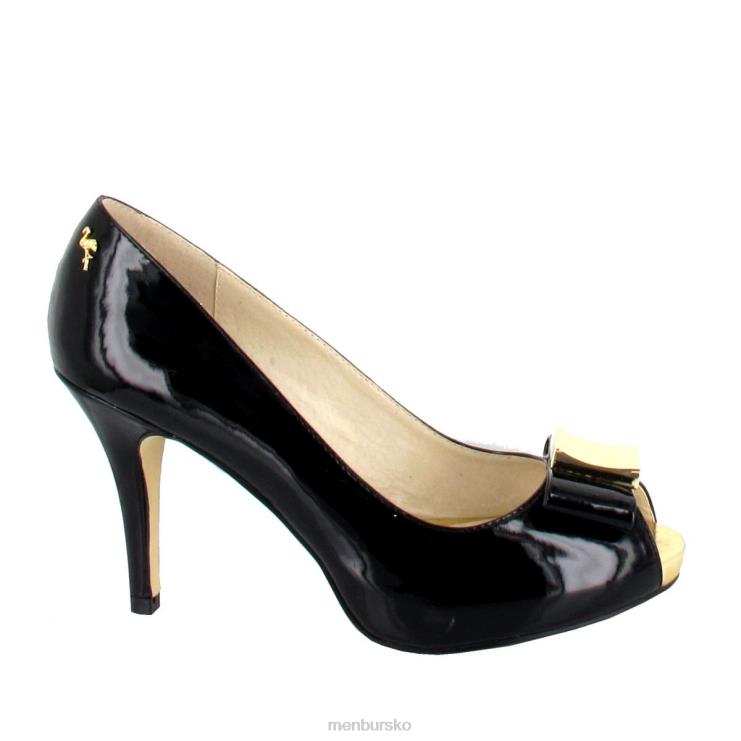 dk Menbur Kvinder gallet sort X288X1764 mellem og lave hæle