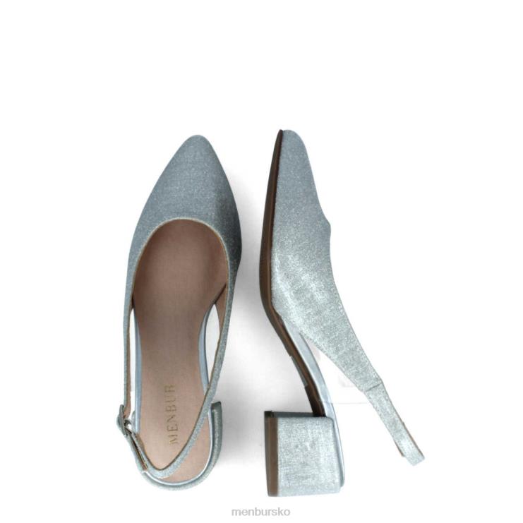 dk Menbur Kvinder isonzo sølv X288X5907 mellem og lave hæle