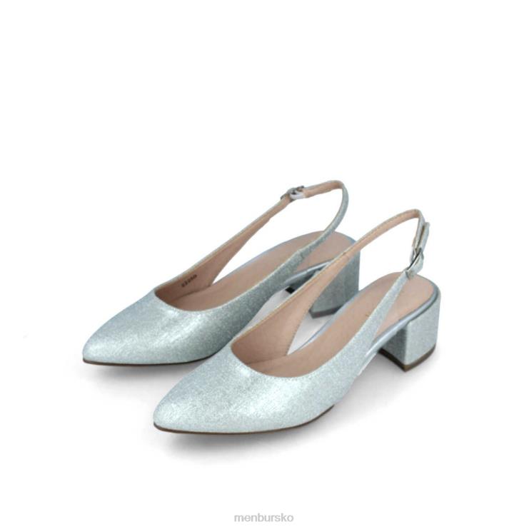 dk Menbur Kvinder isonzo sølv X288X5907 mellem og lave hæle