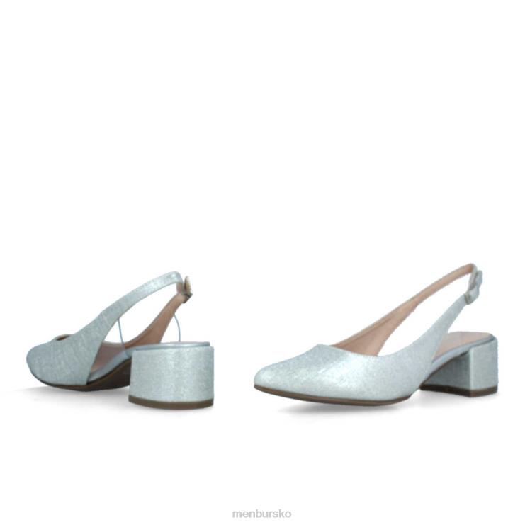 dk Menbur Kvinder isonzo sølv X288X5907 mellem og lave hæle