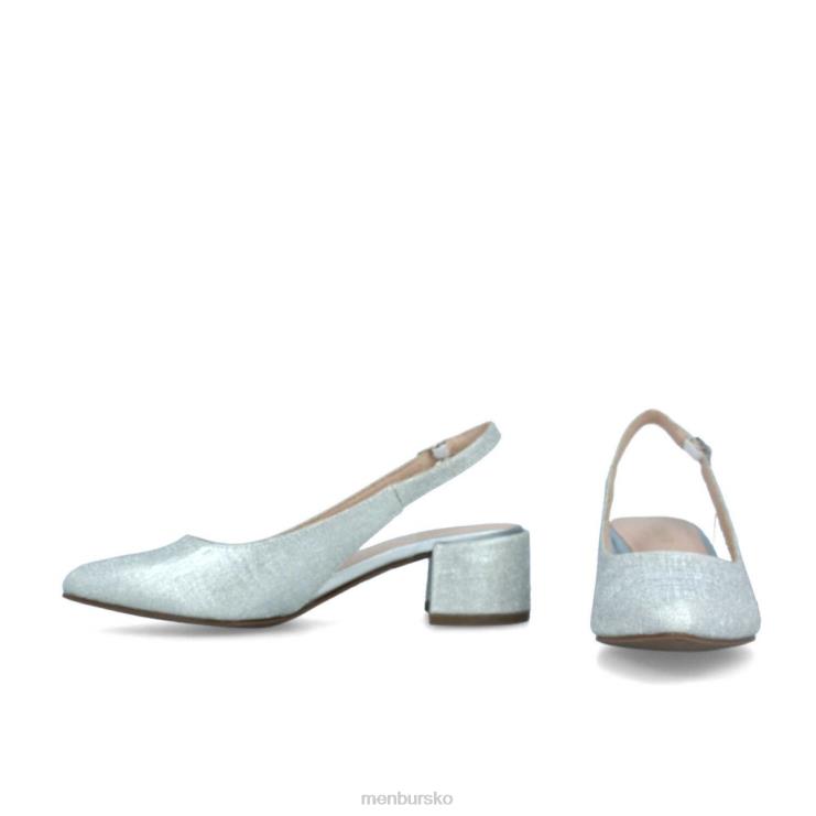 dk Menbur Kvinder isonzo sølv X288X5907 mellem og lave hæle