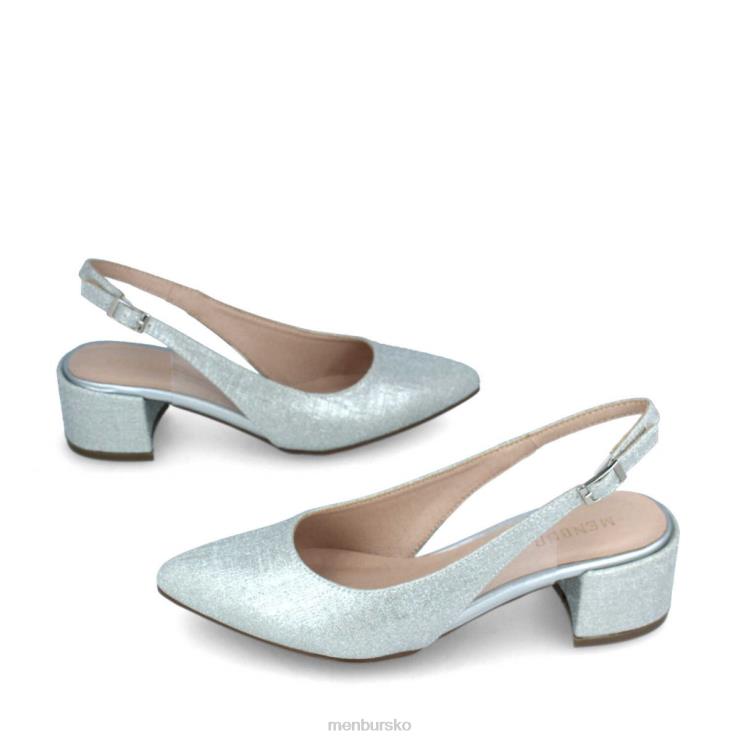 dk Menbur Kvinder isonzo sølv X288X5907 mellem og lave hæle