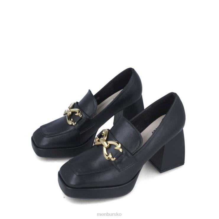 dk Menbur Kvinder jaspe sort X288X1628 mellem og lave hæle