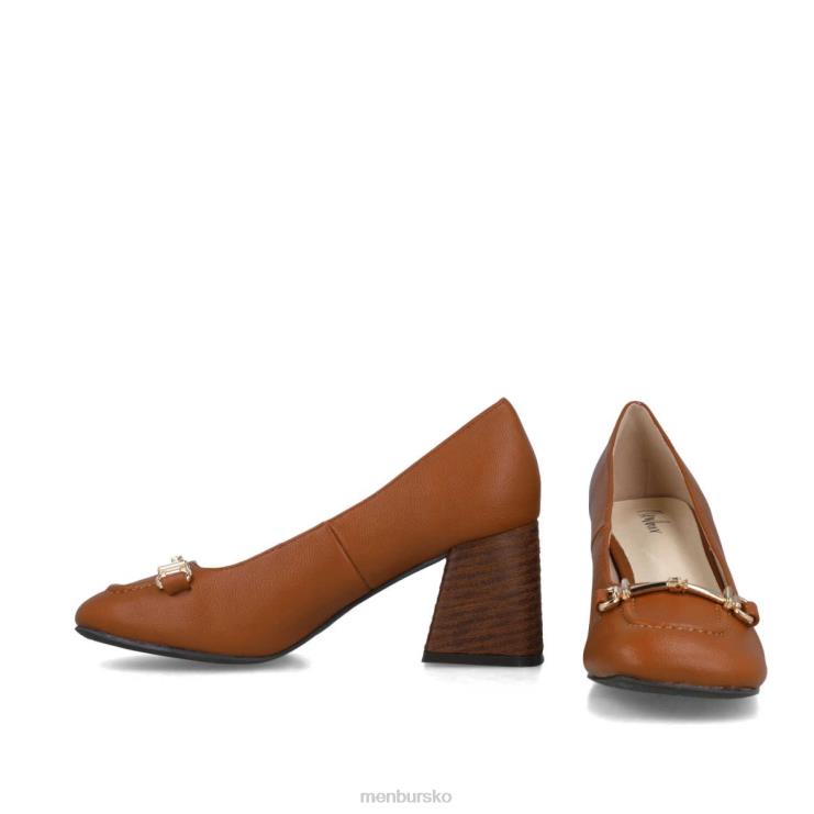 dk Menbur Kvinder koral Brun X288X5622 mellem og lave hæle