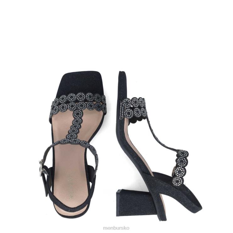 dk Menbur Kvinder kunzita sort X288X5666 mellem og lave hæle