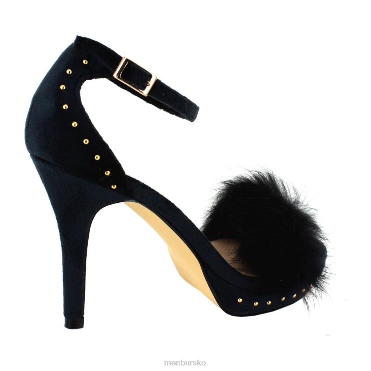 dk Menbur Kvinder leivi sort X288X1871 mellem og lave hæle