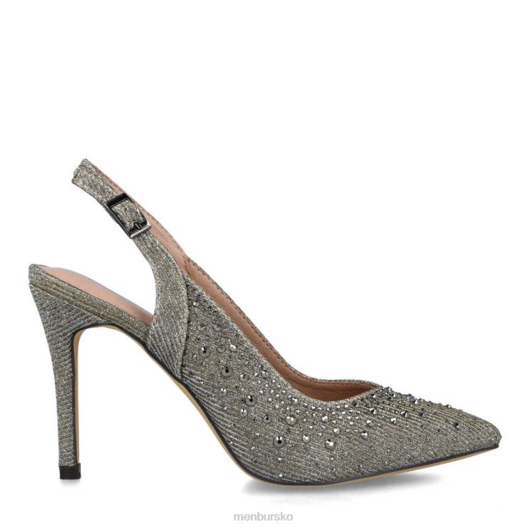 dk Menbur Kvinder lyrata grå X288X5872 mellem og lave hæle