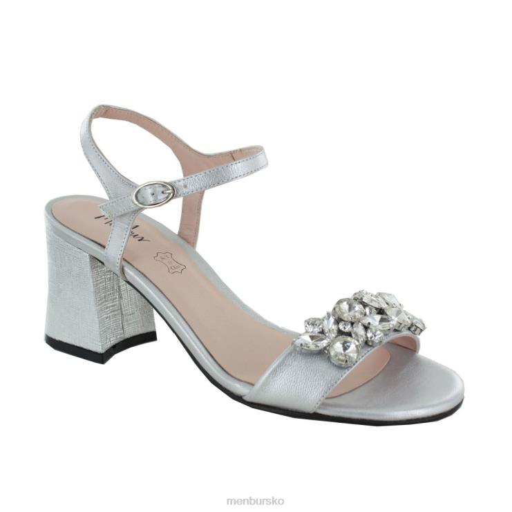 dk Menbur Kvinder milia sølv X288X2081 mellem og lave hæle