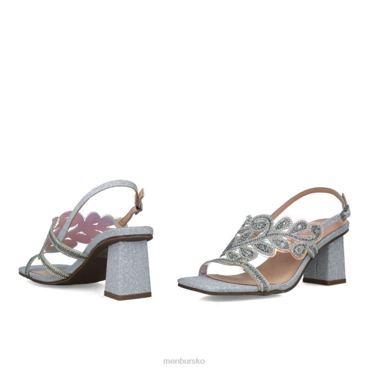 dk Menbur Kvinder obsidiana sølv X288X5649 mellem og lave hæle