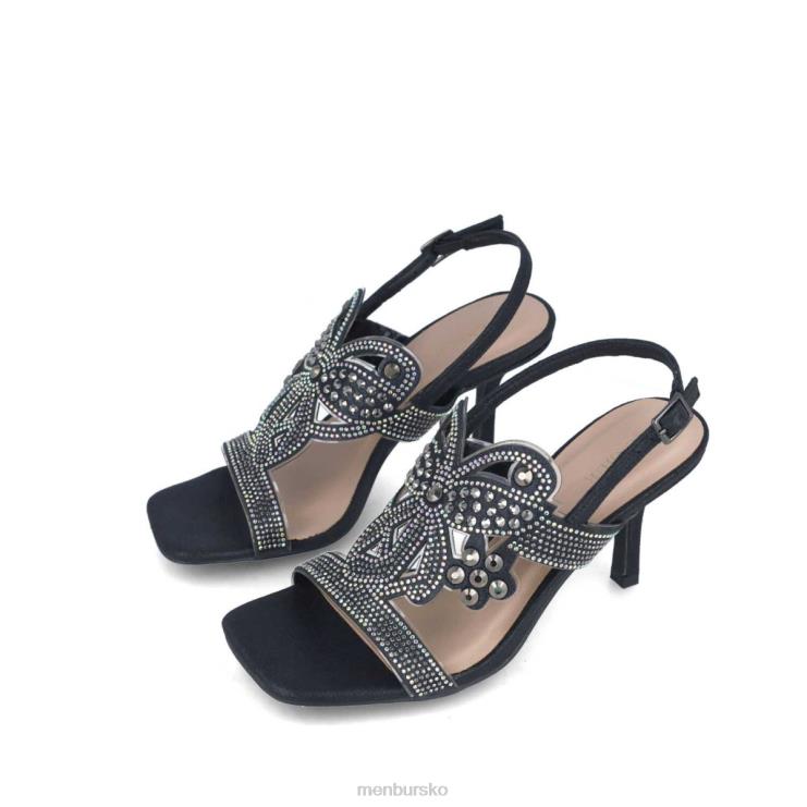 dk Menbur Kvinder onix sort X288X1627 mellem og lave hæle