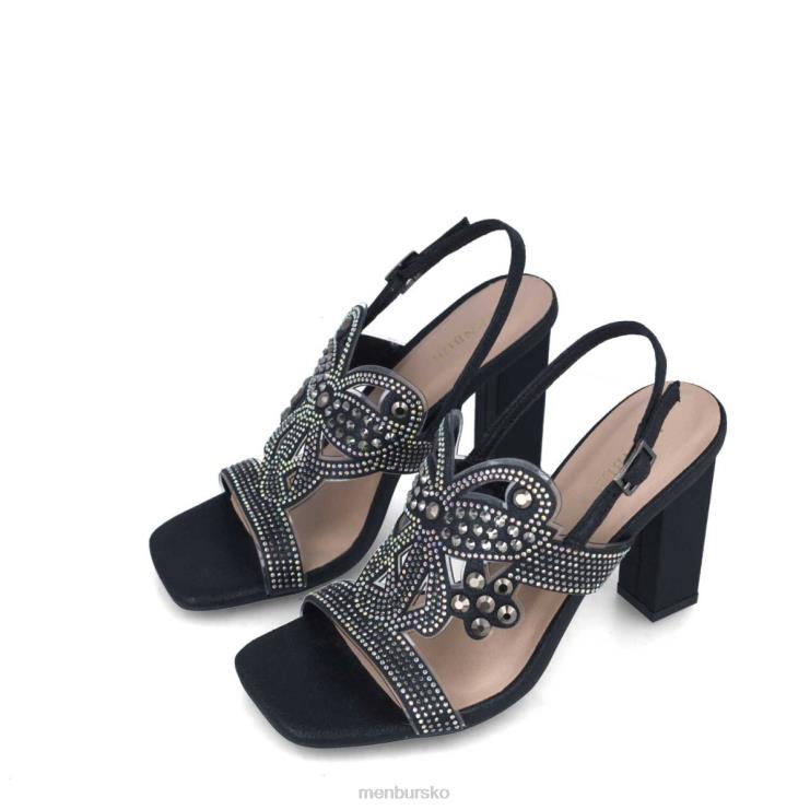 dk Menbur Kvinder onix sort X288X1656 mellem og lave hæle