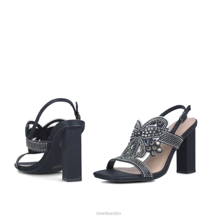 dk Menbur Kvinder onix sort X288X1656 mellem og lave hæle