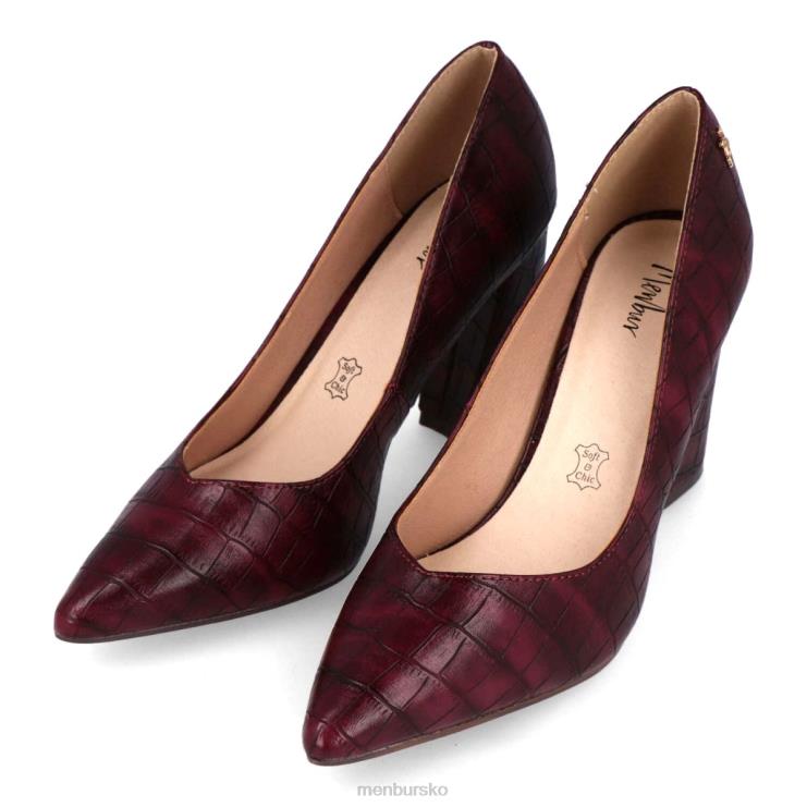 dk Menbur Kvinder padula rød X288X5895 mellem og lave hæle