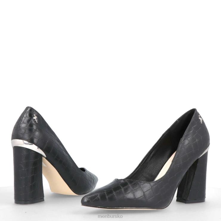 dk Menbur Kvinder padula sort X288X1739 mellem og lave hæle