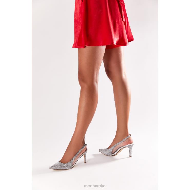 dk Menbur Kvinder pasquali sølv X288X1742 mellem og lave hæle