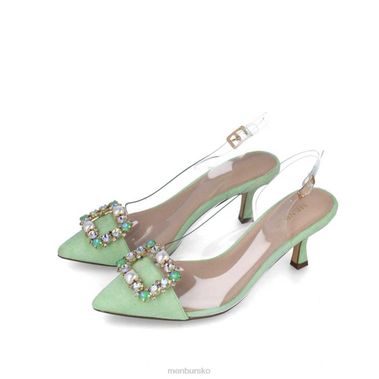 dk Menbur Kvinder pavo grøn X288X5588 mellem og lave hæle