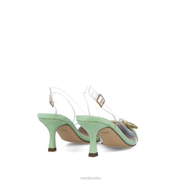 dk Menbur Kvinder pavo grøn X288X5588 mellem og lave hæle