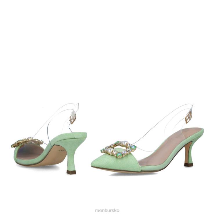 dk Menbur Kvinder pavo grøn X288X5588 mellem og lave hæle