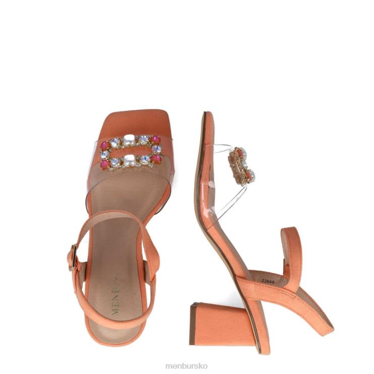 dk Menbur Kvinder pavo orenge X288X1593 mellem og lave hæle