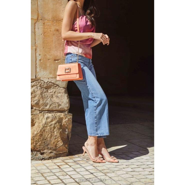 dk Menbur Kvinder pavo orenge X288X1618 mellem og lave hæle