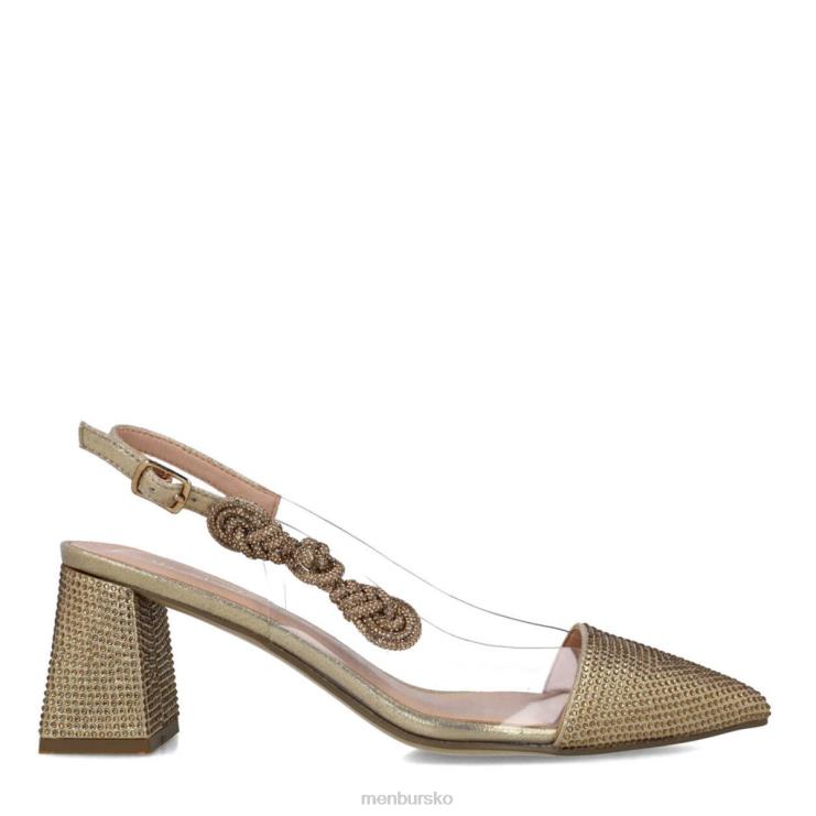 dk Menbur Kvinder perseus guld X288X5566 mellem og lave hæle