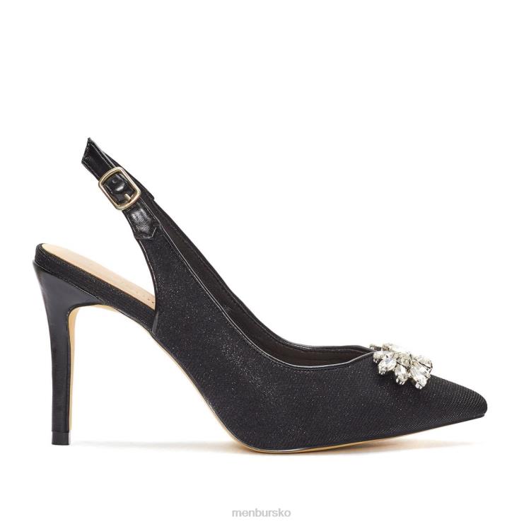 dk Menbur Kvinder pezzea sort X288X1818 mellem og lave hæle