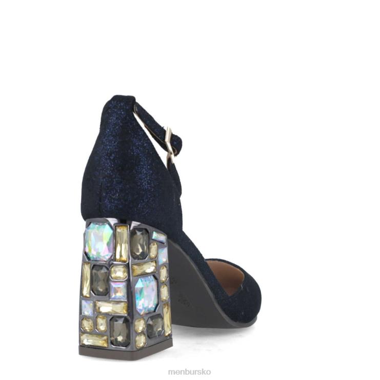 dk Menbur Kvinder pietersita mørkeblå X288X5704 mellem og lave hæle