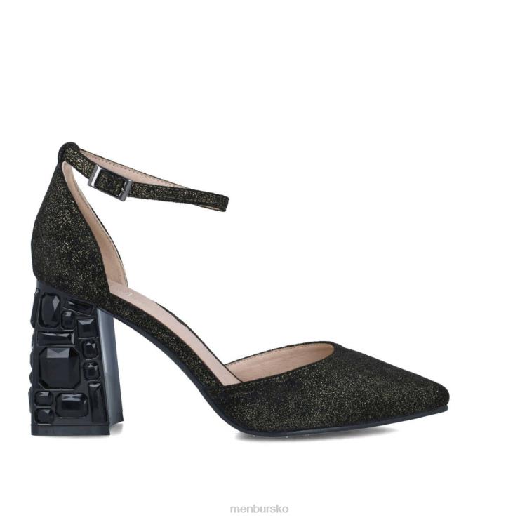 dk Menbur Kvinder pietersita sort X288X1667 mellem og lave hæle