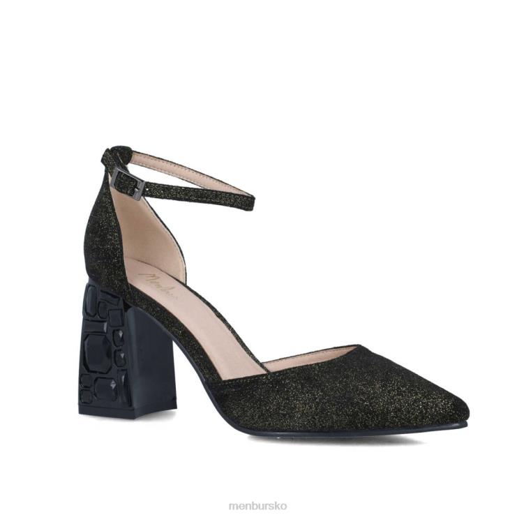 dk Menbur Kvinder pietersita sort X288X1667 mellem og lave hæle