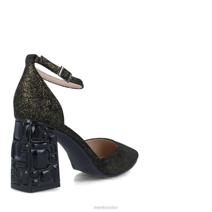 dk Menbur Kvinder pietersita sort X288X1667 mellem og lave hæle