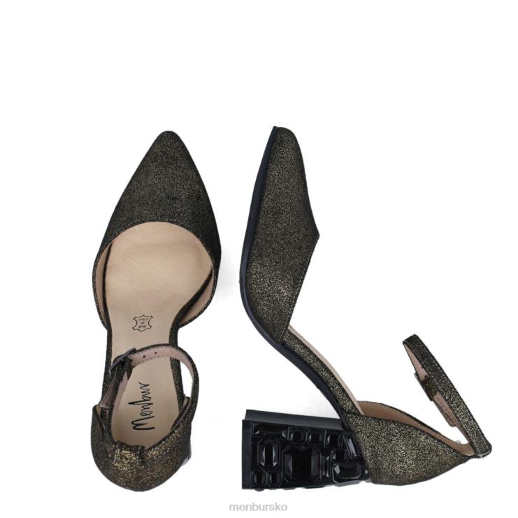 dk Menbur Kvinder pietersita sort X288X1667 mellem og lave hæle