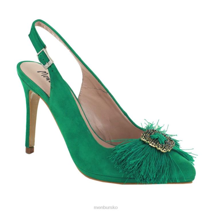 dk Menbur Kvinder potenza grøn X288X2016 mellem og lave hæle