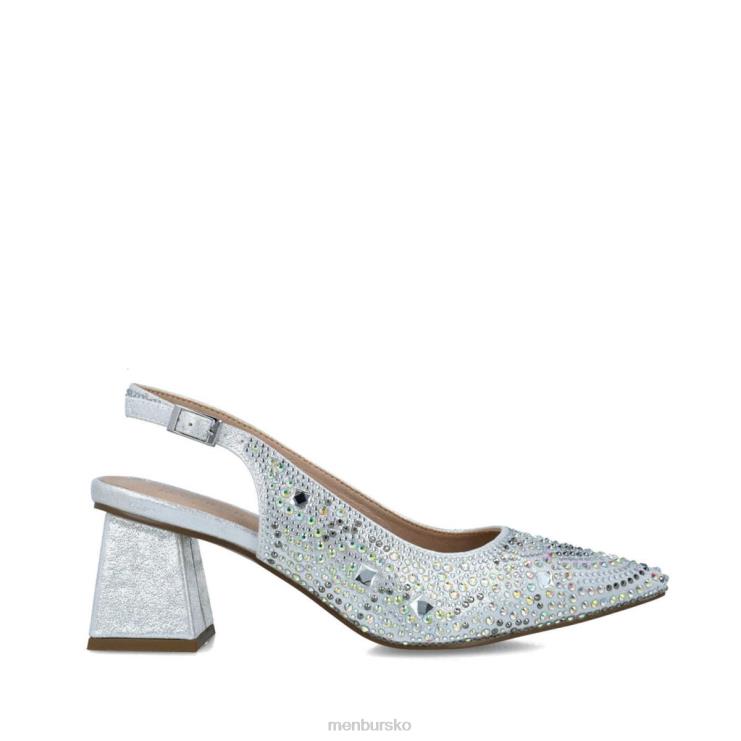 dk Menbur Kvinder procyon sølv X288X5582 mellem og lave hæle