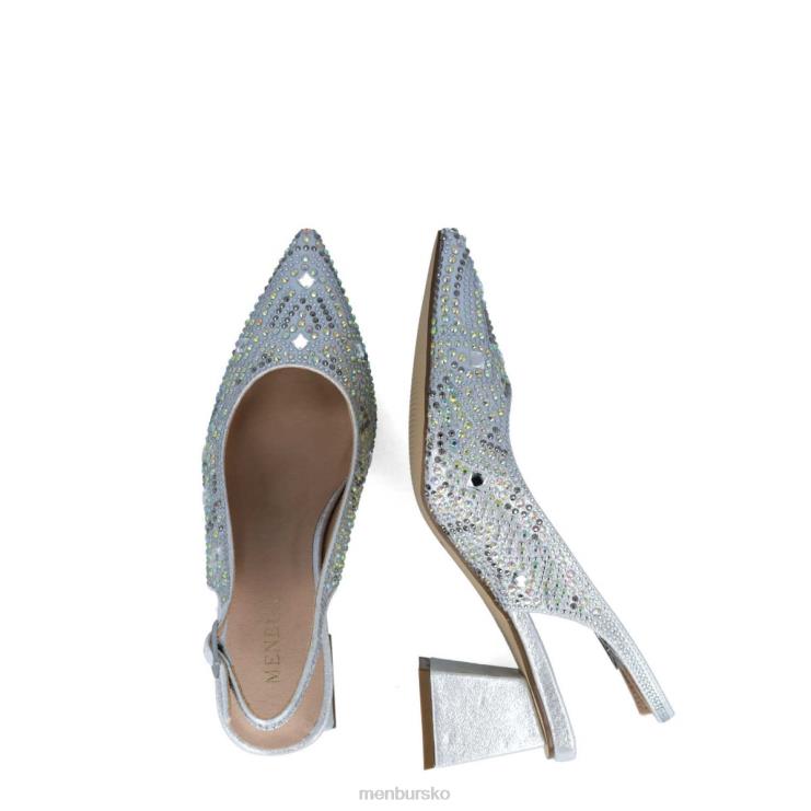 dk Menbur Kvinder procyon sølv X288X5582 mellem og lave hæle