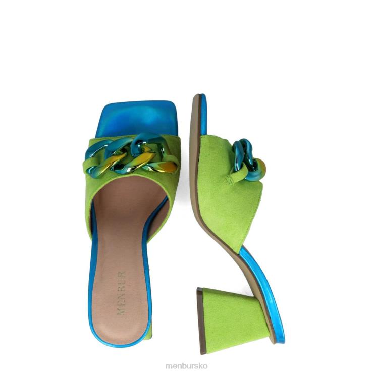 dk Menbur Kvinder reticuli grøn X288X5584 mellem og lave hæle